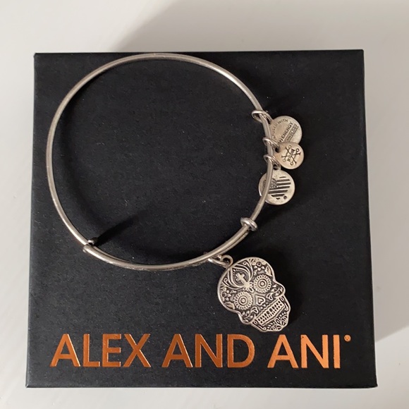 Alex and Ani Bracelets — Sugar Skull, feather & path of life - Picture 4 of 4